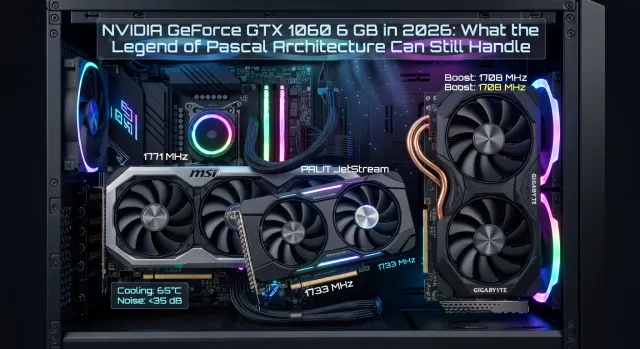 NVIDIA GeForce GTX 1060 6 ГБ в 2026 году: на что ещё хватает легенды Pascal-архитектуры